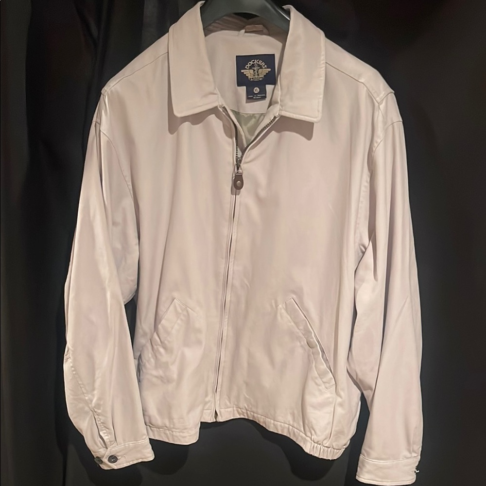 Dockers White Windbreaker Jacket
